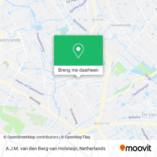 A.J.M. van den Berg-van Holsteijn kaart