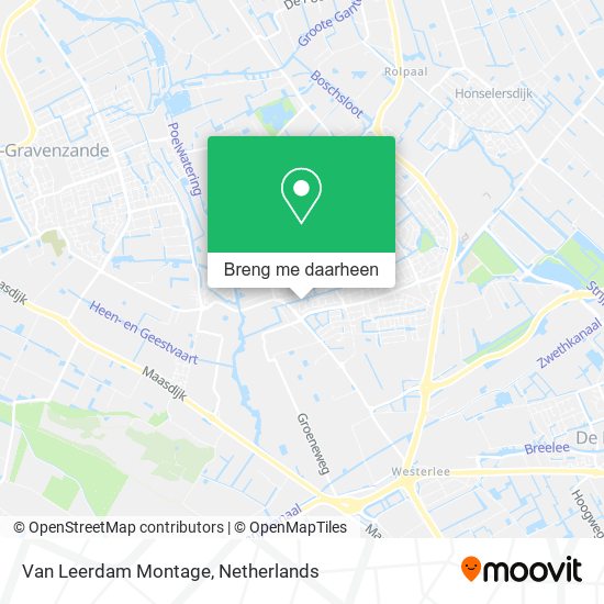 Van Leerdam Montage kaart