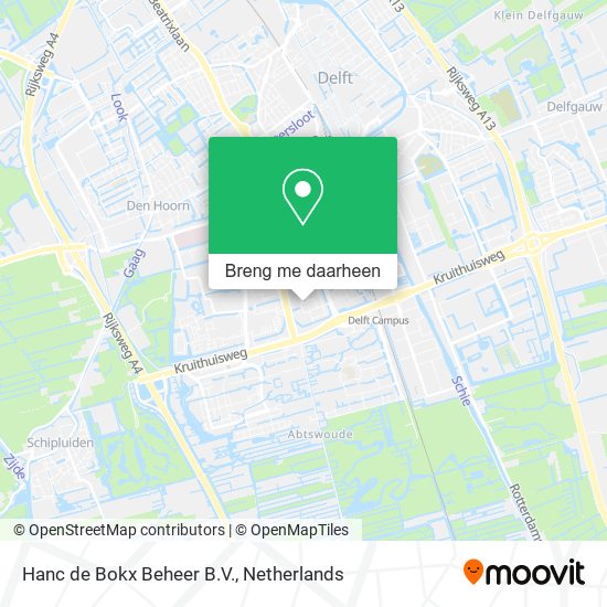 Hanc de Bokx Beheer B.V. kaart
