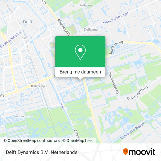 Delft Dynamics B.V. kaart