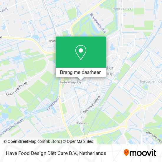 Have Food Design Diët Care B.V. kaart