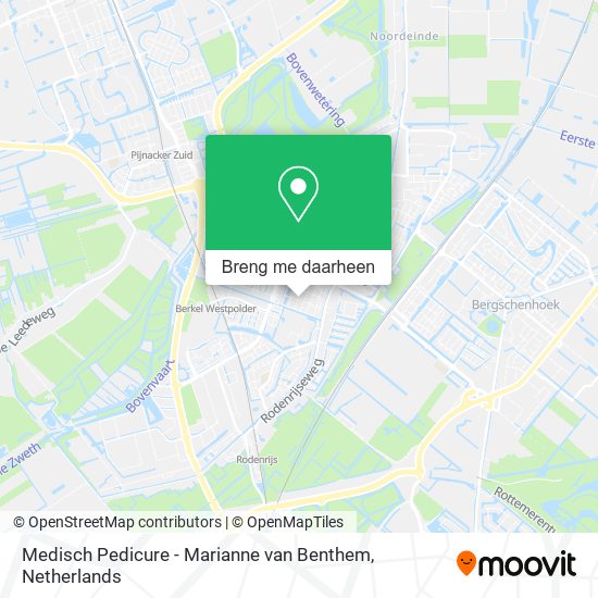 Medisch Pedicure - Marianne van Benthem kaart