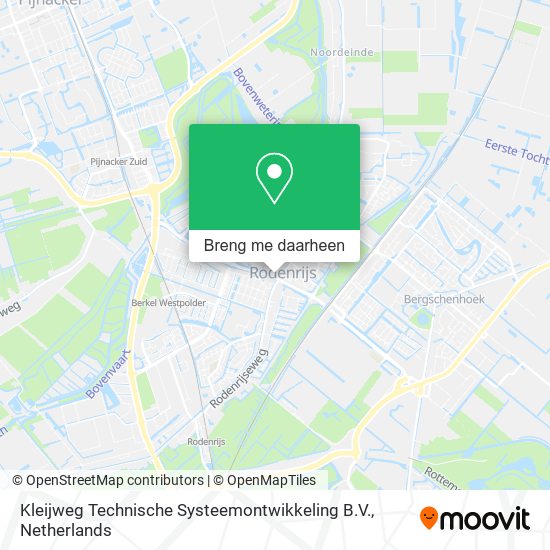 Kleijweg Technische Systeemontwikkeling B.V. kaart