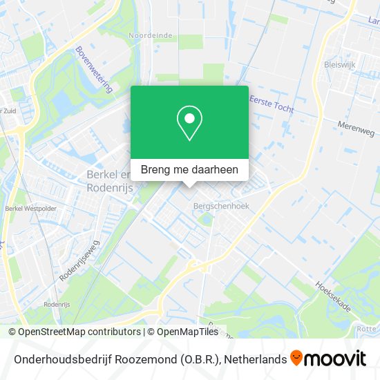 Onderhoudsbedrijf Roozemond (O.B.R.) kaart