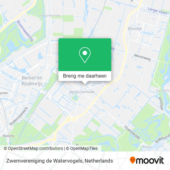 Zwemvereniging de Watervogels kaart