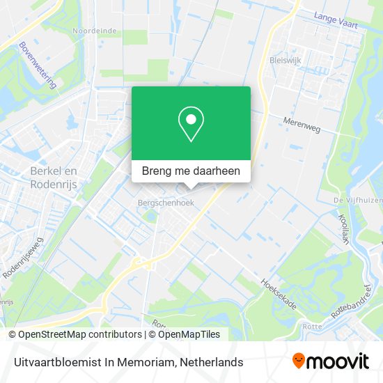 Uitvaartbloemist In Memoriam kaart