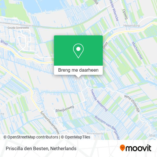 Priscilla den Besten kaart