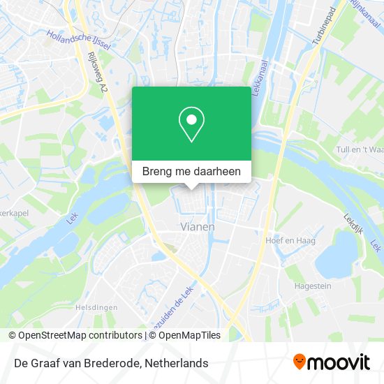 De Graaf van Brederode kaart