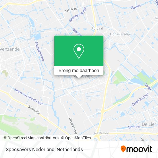 Specsavers Nederland kaart