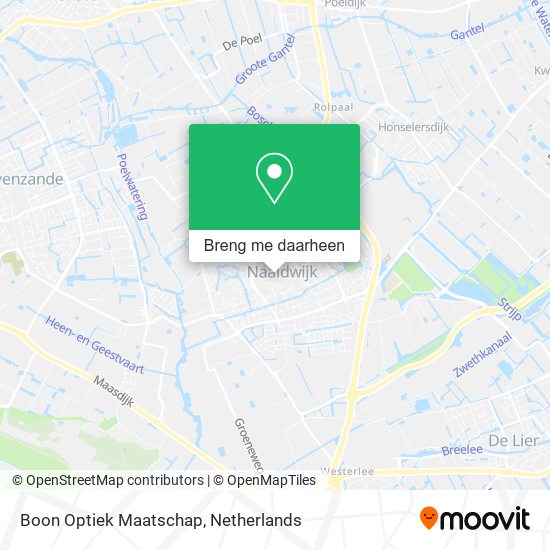 Boon Optiek Maatschap kaart