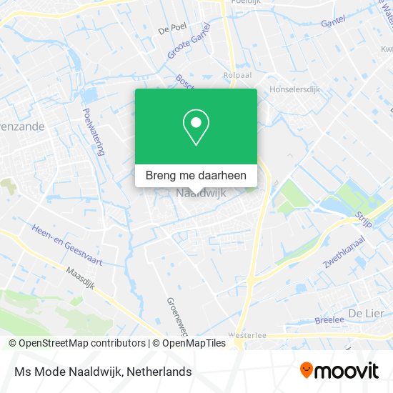 Ms Mode Naaldwijk kaart