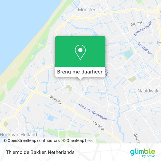 Thiemo de Bakker kaart