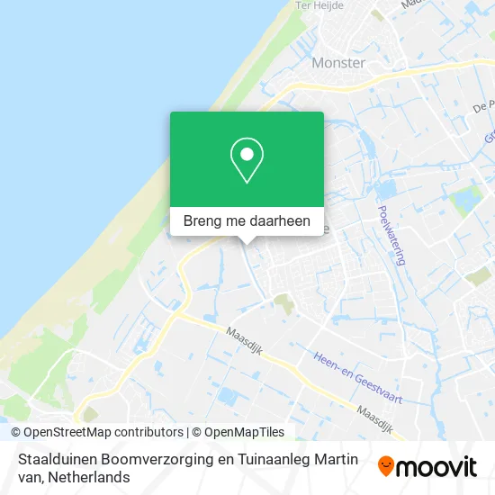 Staalduinen Boomverzorging en Tuinaanleg Martin van kaart
