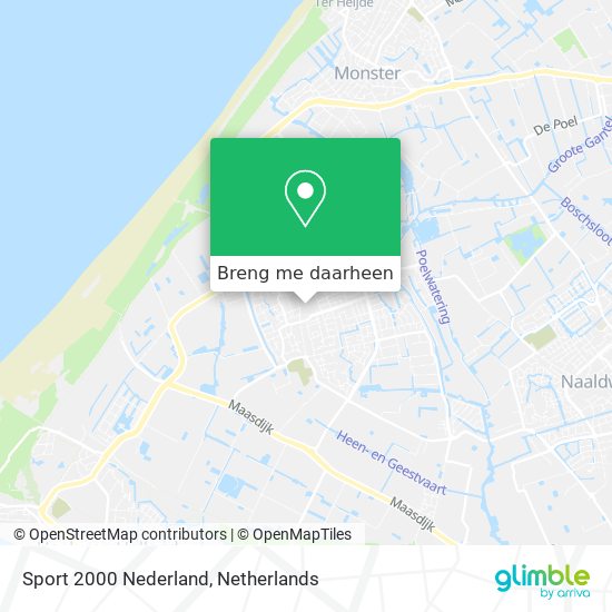 Sport 2000 Nederland kaart