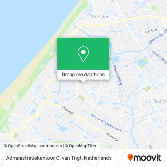 Administratiekantoor C. van Trigt kaart