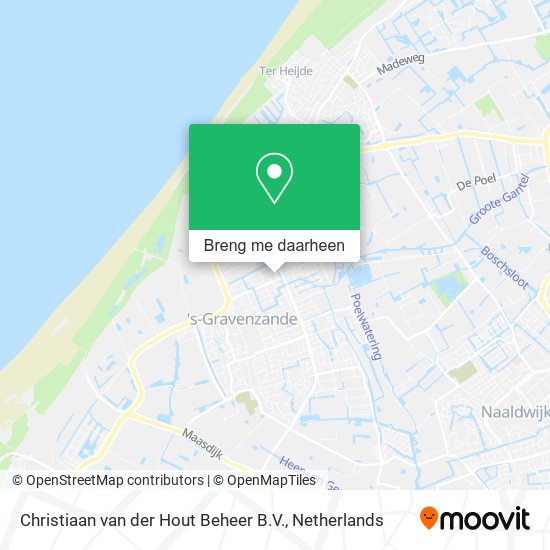 Christiaan van der Hout Beheer B.V. kaart