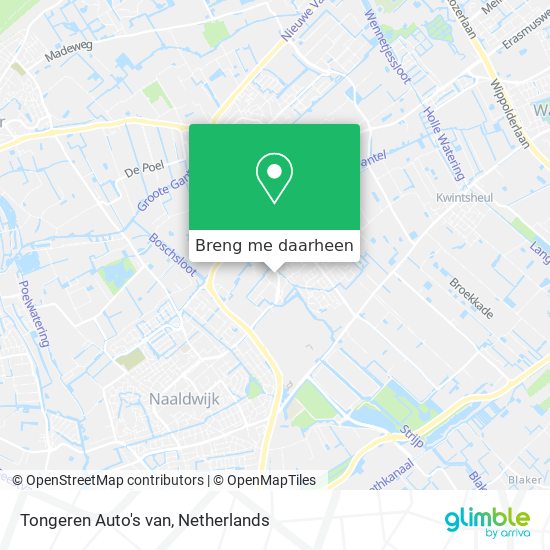 Tongeren Auto's van kaart