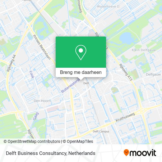 Delft Business Consultancy kaart