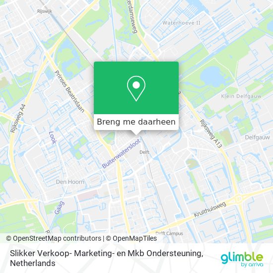 Slikker Verkoop- Marketing- en Mkb Ondersteuning kaart