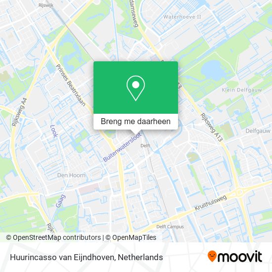 Huurincasso van Eijndhoven kaart