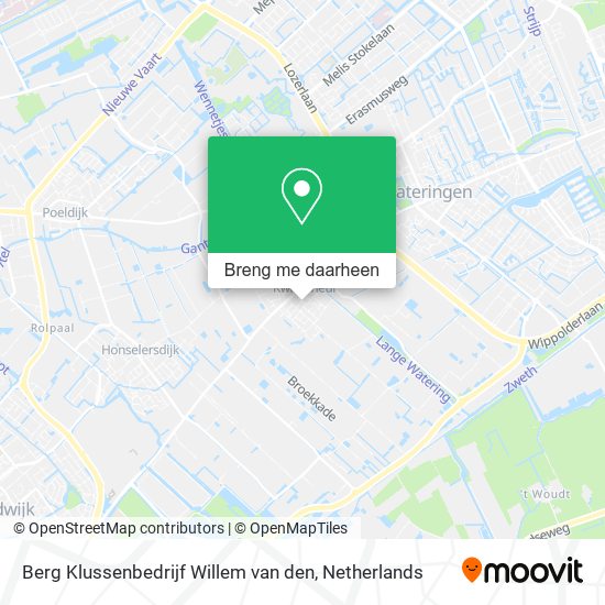 Berg Klussenbedrijf Willem van den kaart