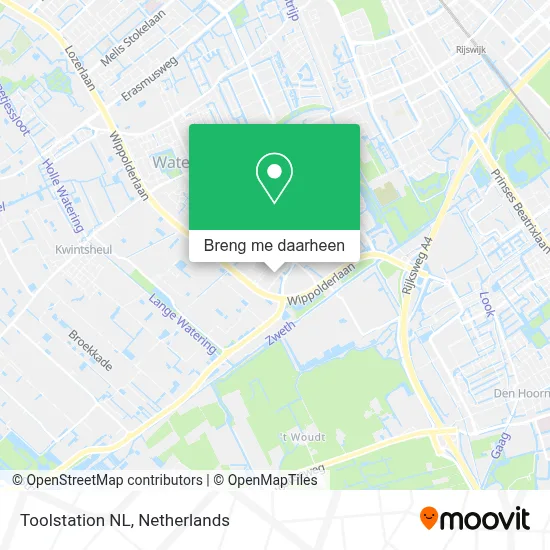 Toolstation NL kaart