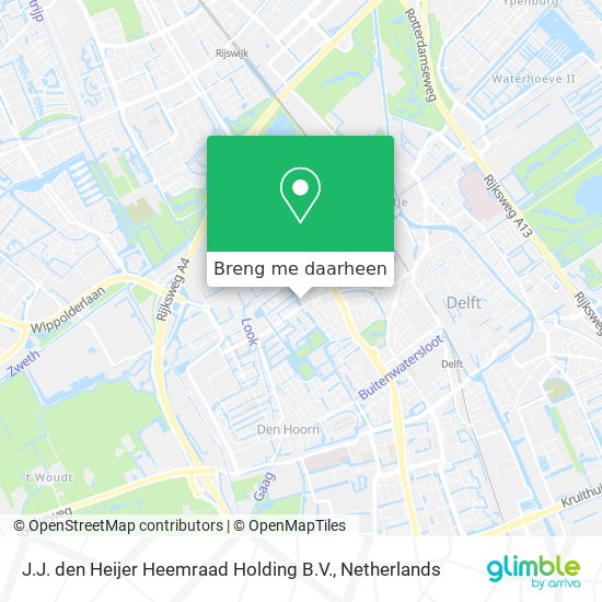 J.J. den Heijer Heemraad Holding B.V. kaart
