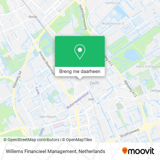 Willems Financieel Management kaart