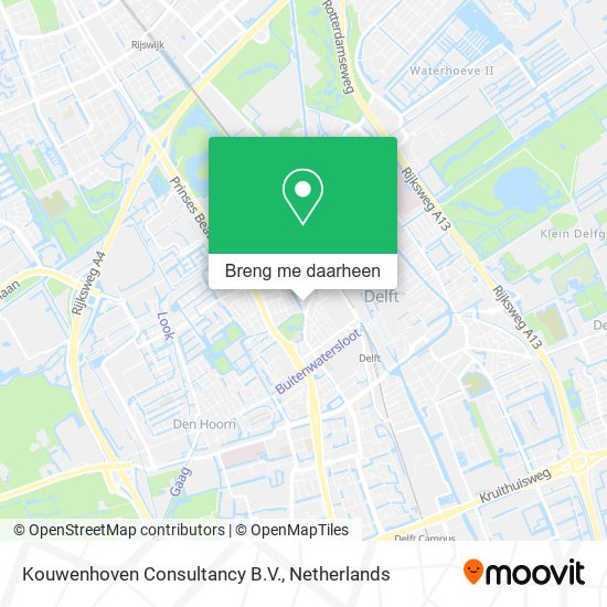 Kouwenhoven Consultancy B.V. kaart