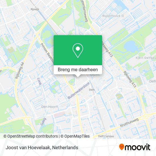 Joost van Hoevelaak kaart