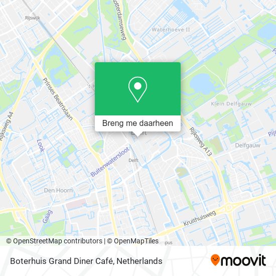 Boterhuis Grand Diner Café kaart