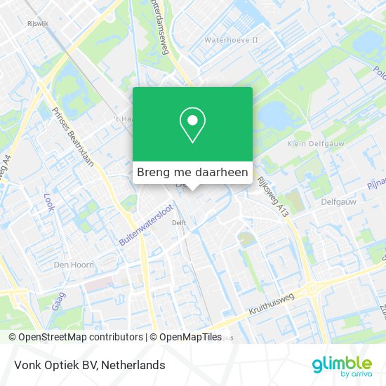 Vonk Optiek BV kaart