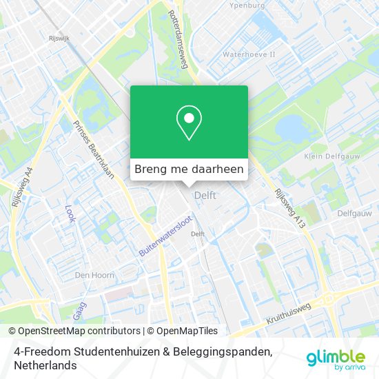 4-Freedom Studentenhuizen & Beleggingspanden kaart