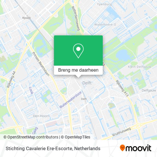 Stichting Cavalerie Ere-Escorte kaart