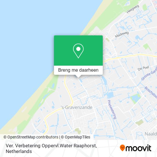 Ver. Verbetering Oppervl.Water Raaphorst kaart