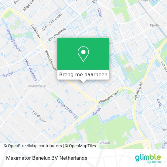 Maximator Benelux BV kaart