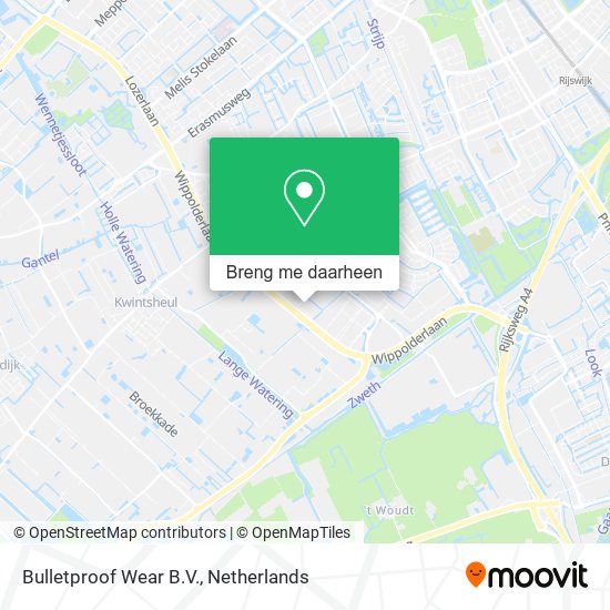 Bulletproof Wear B.V. kaart