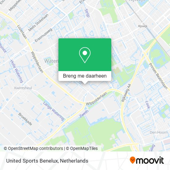 United Sports Benelux kaart