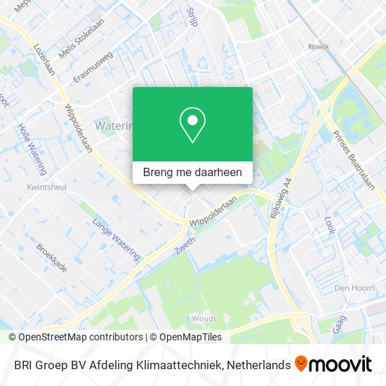 BRI Groep BV Afdeling Klimaattechniek kaart