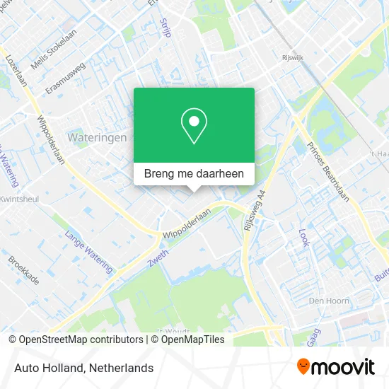 Auto Holland kaart