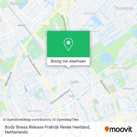 Body Stress Release Praktijk Renée Heetland kaart