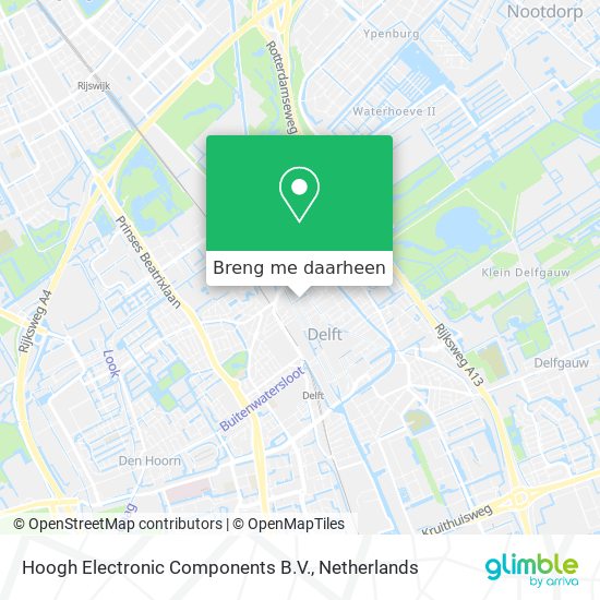 Hoogh Electronic Components B.V. kaart