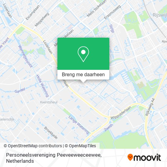 Personeelsvereniging Peeveeweeceewee kaart