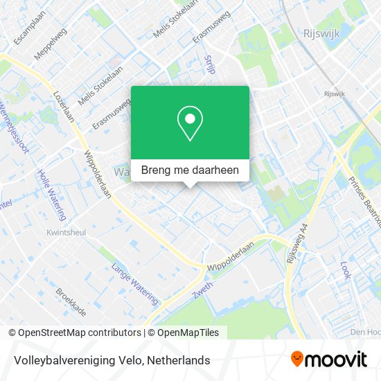 Volleybalvereniging Velo kaart