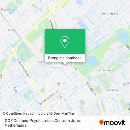 GGZ Delfland-Psychiatrisch Centrum Joris kaart