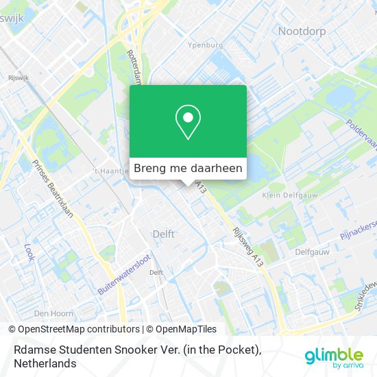 Rdamse Studenten Snooker Ver. (in the Pocket) kaart