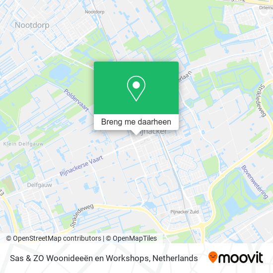 Sas & ZO Woonideeën en Workshops kaart