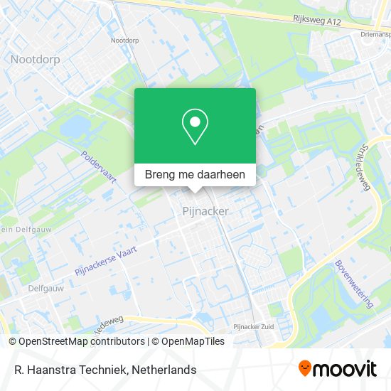 R. Haanstra Techniek kaart