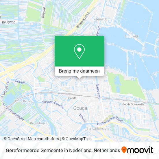 Gereformeerde Gemeente in Nederland kaart