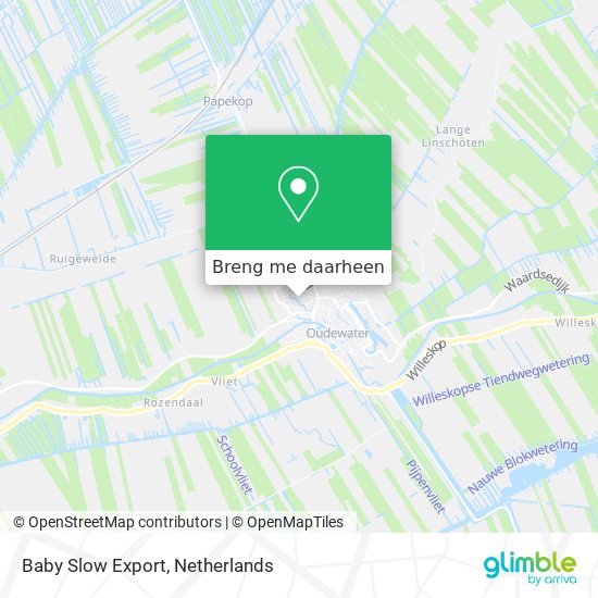 Baby Slow Export kaart